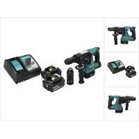 Makita DHR 243 RG accuboormachine 18 V SDS plus Brushless + 2x accu 6,0 Ah + oplader