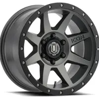 I.C.O.N. Rebound 18x9 6x5.5 0mm Offset 5in BS 106.1mm Bore Titanium Wheel