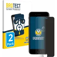 BROTECT - privacy screenprotector voor Apple iPhone SE 2 / SE 3 - Folie Beschermfolie Blauwlichtfilter 2 Stuks