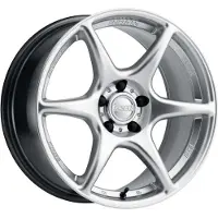 Kansei K11S Tandem 19x9.5in / 5x114.3 BP / 22mm Offset / 73.1mm Bore - Hyper Silver Wheel
