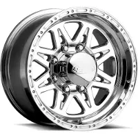 Raceline 888 Renegade 16x10in / 8x165.1 BP / -25mm Offset / 130.81mm Bore - Polished Wheel