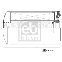 FEBI BILSTEIN 176225 Brandstoffilter