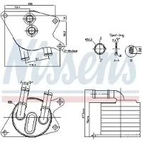 Nissens 91398 Oliekoeler, automatische transmissie