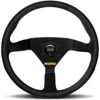 Momo MOD78 Steering Wheel 320 mm - Black Suede/Black Spokes