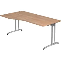 Hjh OFFICE PRO BELA 18 S - 180 x 100 Walnoot