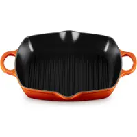 Le Creuset - Signature - Grill 30cm vierkant Oranjerood