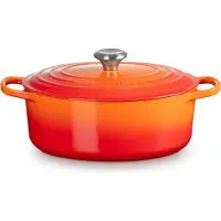 Le Creuset Ovale Braadpan 29 cm Oranjerood