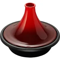 Le Creuset Tajine in Geëmailleerd Gietijzer Kersenrood - 31 cm/ 3,7 L