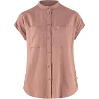Fjällräven Blouse Women Övik Hemp Shirt SS Dusty Rose-XS