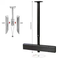 OMB New Lift 600 TV Plafondbeugel - 360°draaibaar