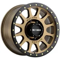 Method Wheels Method MR305 NV 18x9 +18mm Offset 8x170 130.81mm CB Method Bronze/Black Street Loc Wheel