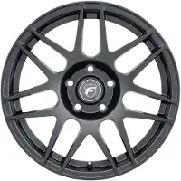 Forgestar F14 Drag 18x5.0 / 5x120 BP / ET-23 / 2.125in BS Satin Black Wheel