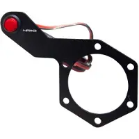 Nrg Steering Single Switch - Extended Kit Black