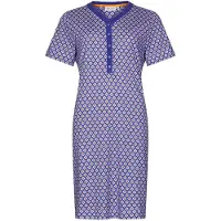 Pastunette Nightdress With Buttons 95 cm Dark Blue - Maat 40
