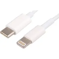 Eforyou USB C naar Lightning-compatibel kabel 50 cm - wit
