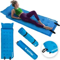 Outtec Zelfopblazend Luchtmatras - Luchtbed - Slaapmat - 193x68 cm - Ultralicht - Waterdicht - Opblaasbaar Matras - Camping, Outdoor