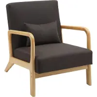 CLP Fauteuil Hibbing - Met armleuning volwassen - Relax - Design - Landelijk - Stof - bruin