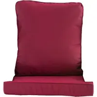 CLP Jardin Kussenhoes fauteuil robijnrood