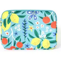 Eforyou Sleeve voor MacBook Pro 14 / Macbook Air 13.3 / MacBook Neo met Vrolijke Print - Cyaan