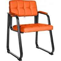 CLP Canada B Eetkamersstoel - Kunstleer oranje