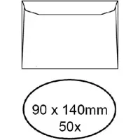 Quantore Envelop visitekrt 90x140 95gr wt | 20 stuks