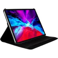 Eforyou Zwarte 360° Hoes voor iPad Pro 12.9 (2018-2022) – Stijlvolle en Beschermende Case