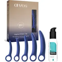 Ohyes Dilator set Vaginisme - Siliconen Dilators voor vrouwen - 5 delige Dildo of Pelottes set + Glijmiddel