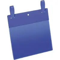 Durable Documententassen met ophanglus, B 210 x H 148 mm (A5 liggend), 50 st., blauw