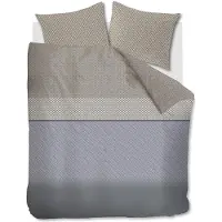 Beddinghouse Dekbedovertrek Jimmy Blauw Katoen-260 x 200 / 220 cm | Extra Breed