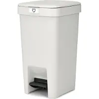 Brabantia stepup pedaalemmer 10 liter light grey
