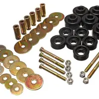 Energy Suspension 97-03 Ford F-100/F-150 2WD/F250 2WD & L-Duty Black Body (Cab) Mount Set - 4.4113G