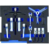 Gedore 2836068 Poelietrekkerset Spanbereik 130 - 170 mm Aantal haken 3