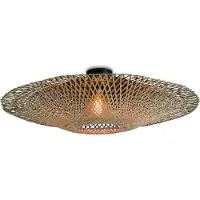Good&Mojo LED Plafondlamp Kalimantan | 1X E27 Max 60W | Natural/Black