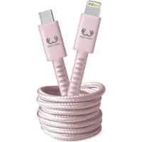 Fresh 'n rebel USB-C Lightning (2m) - Roze