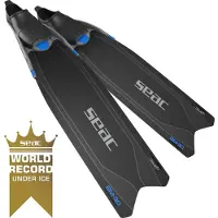 Seac Sub Bm30 Freediving Fins Blauw,Grijs EU 35-36