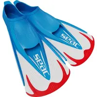 Seac Sub Team Swimming Fins Wit,Blauw EU 38-39