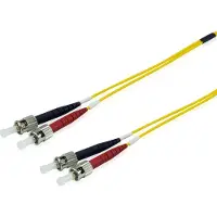 Equip 252235 Glasvezel kabel 5 meter ST OS2 Geel
