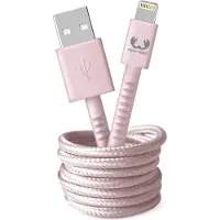 Fresh 'n rebel USB - Lightning Fabriq Cable (2m) - Roze
