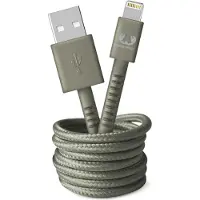 Fresh 'n rebel USB - Lightning Fabriq Cable (2m) - Donker Ro