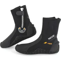 Seac Sub Basic Hd 5 Mm Booties Zwart EU 43-44