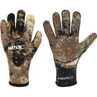 Seac Sub Fishing gloves Camo 3,5 MM Brown