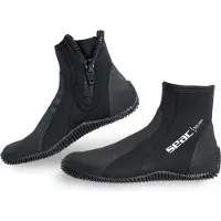 Seac Sub Regular 5 Mm Booties Zwart EU 37-38