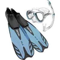 Seac Sub Ala Tris Snorkeling Set Blauw EU 44-45