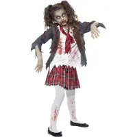 Vegaoo Dressing Up & Costumes | Costumes - Halloween - Zombie School Girl Costume