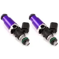 Injector Dynamics ID1050X Injectors - 60mm Length - 14mm Purple Top - 14mm Lower O-Ring (Set of 2)