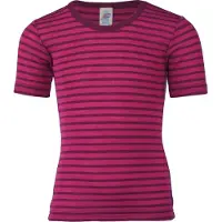 Engel - Kinder Unterhemd S/S - Merino-ondergoed 152, purper/roze