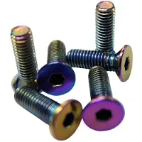 Nrg Steering Wheel Screw Upgrade Kit (Conical) - Neochrome