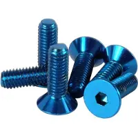 Nrg Steering Wheel Screw Upgrade Kit (Conical) - Blue