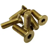 Nrg Steering Wheel Screw Upgrade Kit (Conical) - Chrome Gold