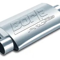 Borla Universal 4in x 9-1/2in x 14in Oval Center/Offset 3in Inlet/Outlet ProXS Muffler